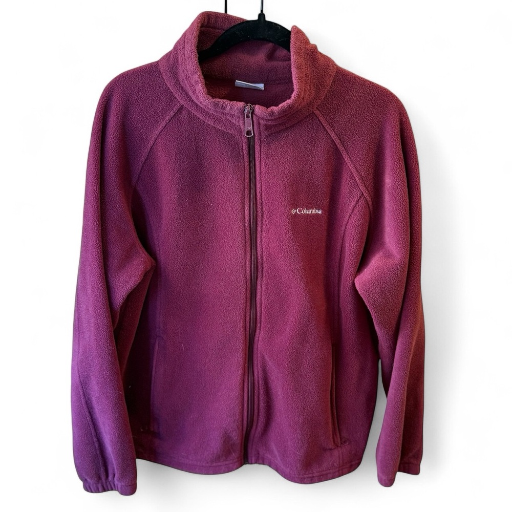 Columbia Fleece Jacket in Deep Pink